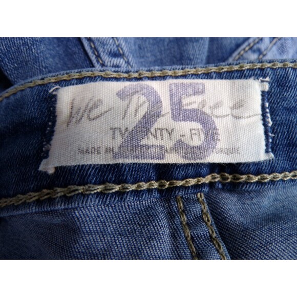We The Free People Womens Just Float On Flare Jeans High Rise Blue Wash Size 25 - Picture 4 of 5